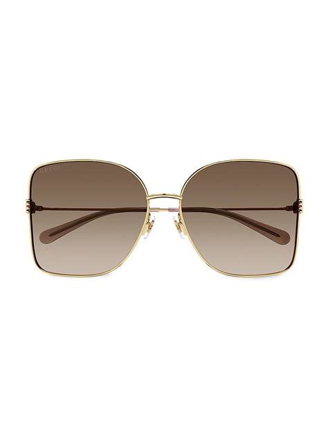 glitter sunglasses gucci|gucci 60mm butterfly sunglasses.